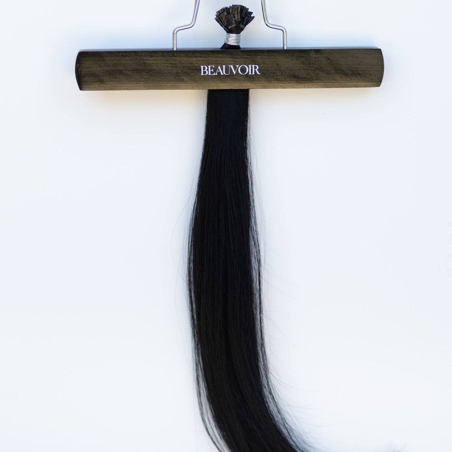 K-Tip 16" 25g Pro Blend Hair Extensions - #1 Noir (aka Jet Black)
