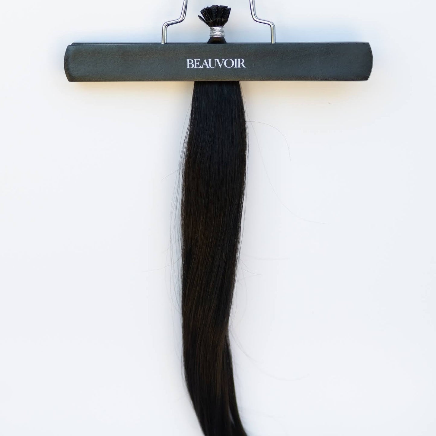 K-Tip 24" 25g Pro Blend Hair Extensions - #1B Midnight (aka Off Black)