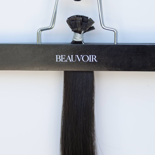 K-Tip 20" 25g Pro Blend Hair Extensions - #1C Espresso Brown (aka Mocha Brown)