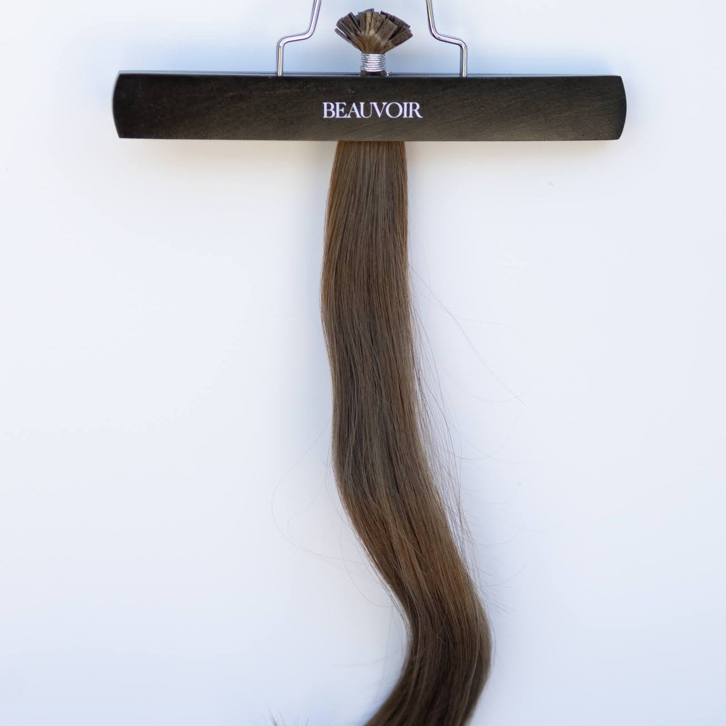 K-Tip 20" 25g Pro Blend Hair Extensions - #4 Roasted Walnut (aka Chocolate Brown)