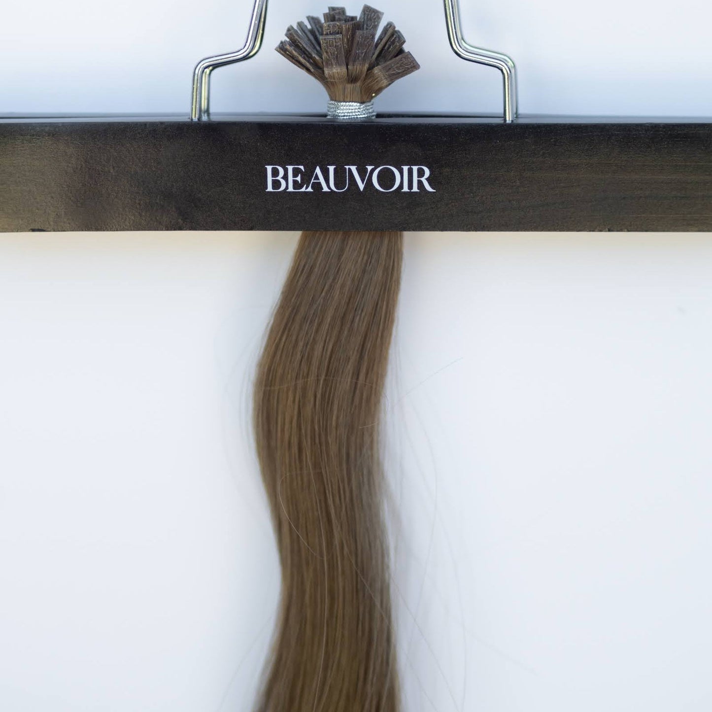 K-Tip 18" 25g Pro Blend Hair Extensions - #8 Whiskey Brown (aka Ash Brown)