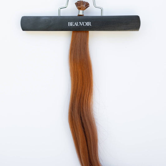 K-Tip 18" 25g Pro Blend Hair Extensions - #570 Sunset (aka Pumpkin Spice)