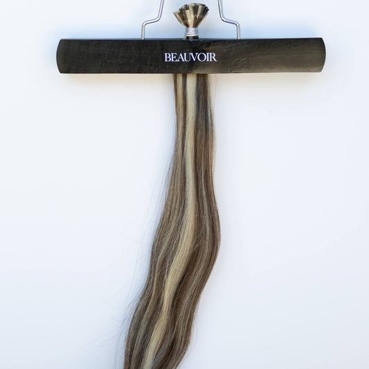 K-Tip 16" 25g Pro Blend Hair Extensions - #4/27 Chocolate Brulé