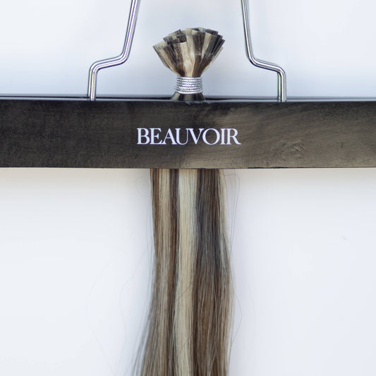 K-Tip 20" 25g Pro Blend Hair Extensions - #4/27 Chocolate Brulé