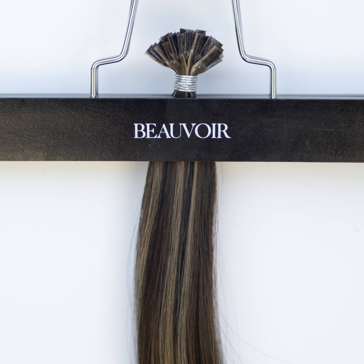 K-Tip 24" 25g Pro Blend Hair Extensions - #1B/2/6 Dark Chocolate Caramel (aka Piano Key Chocolate Drip)