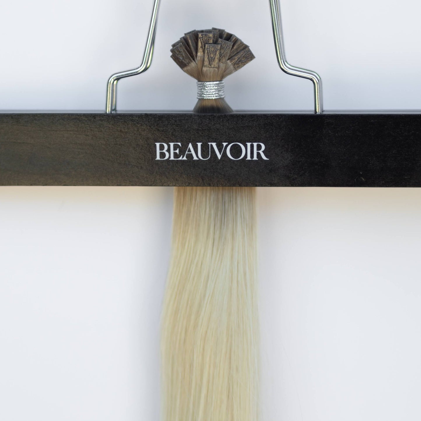 K-Tip 20" 25g Pro Blend Hair Extensions - #T1CC/80 Smokey Blonde (aka Cool Mochachino Brown/White Blonde)