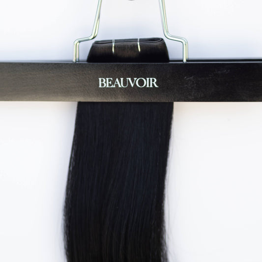 Butterfly Weft 16" 50g Pro Blend - #1 Noir (aka Jet Black)