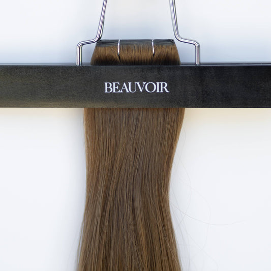 Butterfly Weft 20" 60g Pro Blend - #4 Roasted Walnut (aka Chocolate Brown)