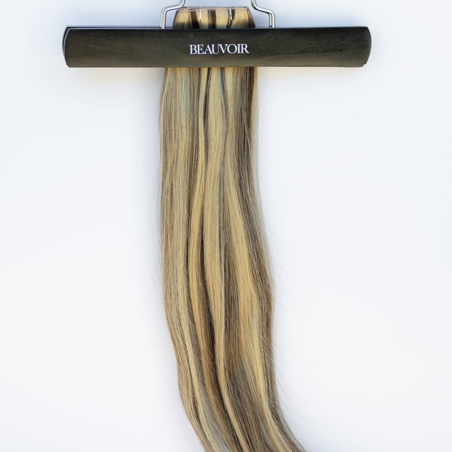 Butterfly Weft 16" 50g Pro Blend - #4/27 Chocolate Brulé (aka Chocolate Brown Highlight)