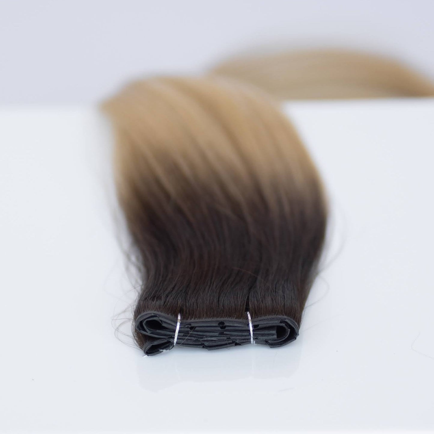 Butterfly Weft 16" 50g Pro Blend - #2/18 Café Noir Balayage (aka Balayage Dark Brown/Dirty Blonde)