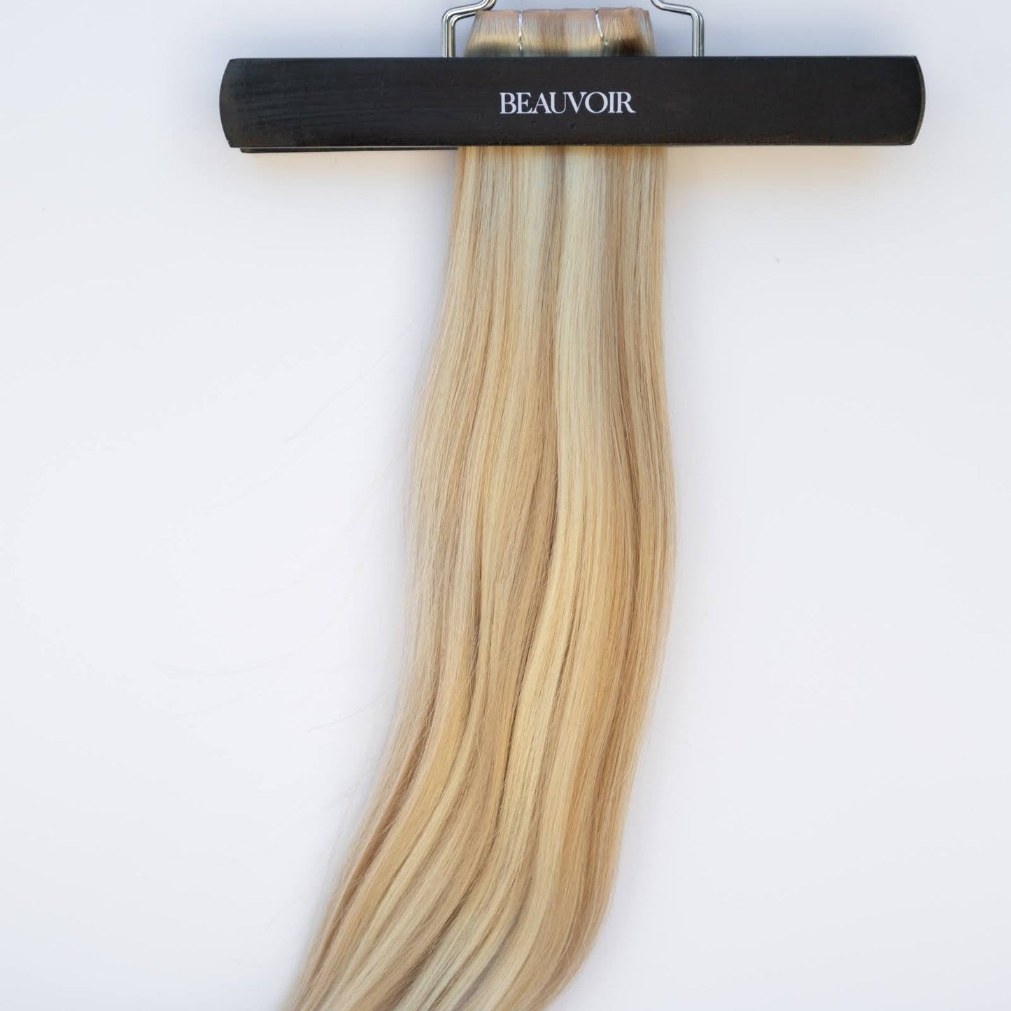 Butterfly Weft 16" 50g Pro Blend - #80/18/46 Summer Blonde (aka Piano Key White Truffle)
