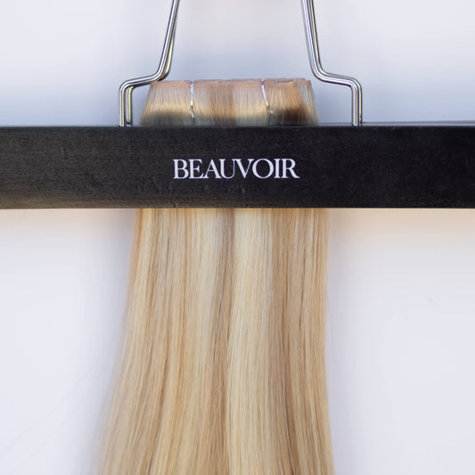 Butterfly Weft 24" 75g Pro Blend - #80/18/46 Summer Blonde (aka Piano Key White Truffle)