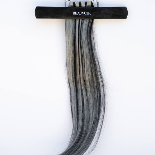 Butterfly Weft 20" 60g Pro Blend - #1/66 I Like My Coffee Black by Jennifer Reed