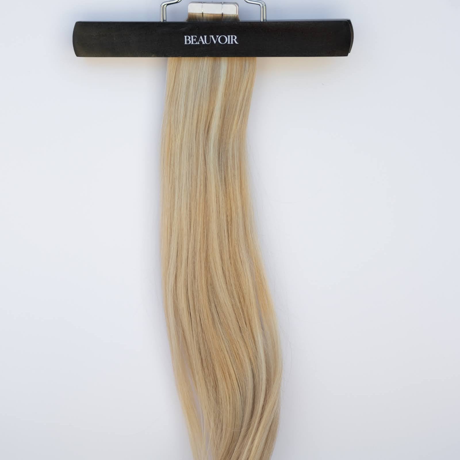 Tape-In 22" 50g Single Donor Virgin - #80/18/46 Summer Blonde (aka Piano Key White Truffle)