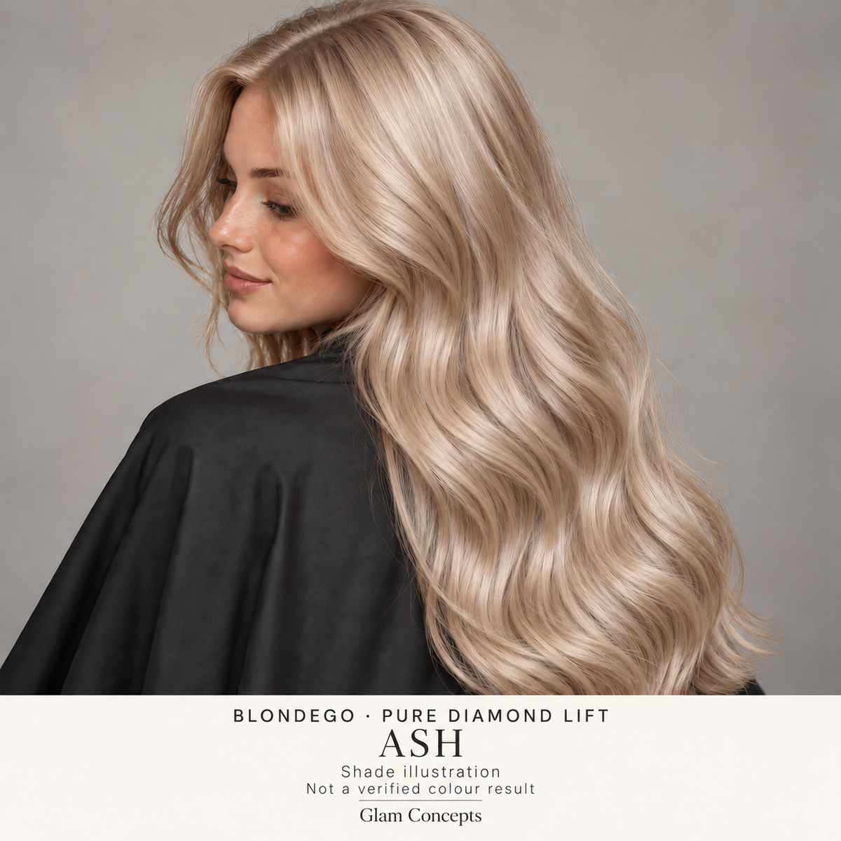 BlondEgo Pure Diamond Lift Ash — shade illustration; not a verified colour result