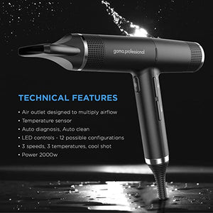 GAMA Italy IQ Perfetto Professional Hair Dryer