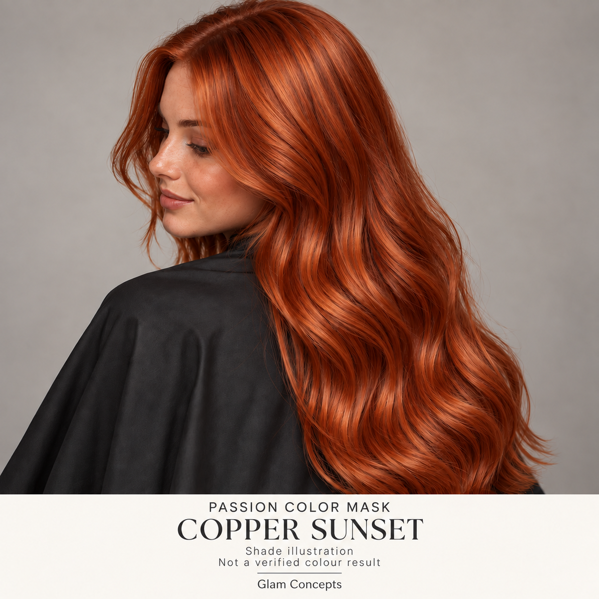 Passion Color Mask Copper Sunset — shade illustration; not a verified colour result