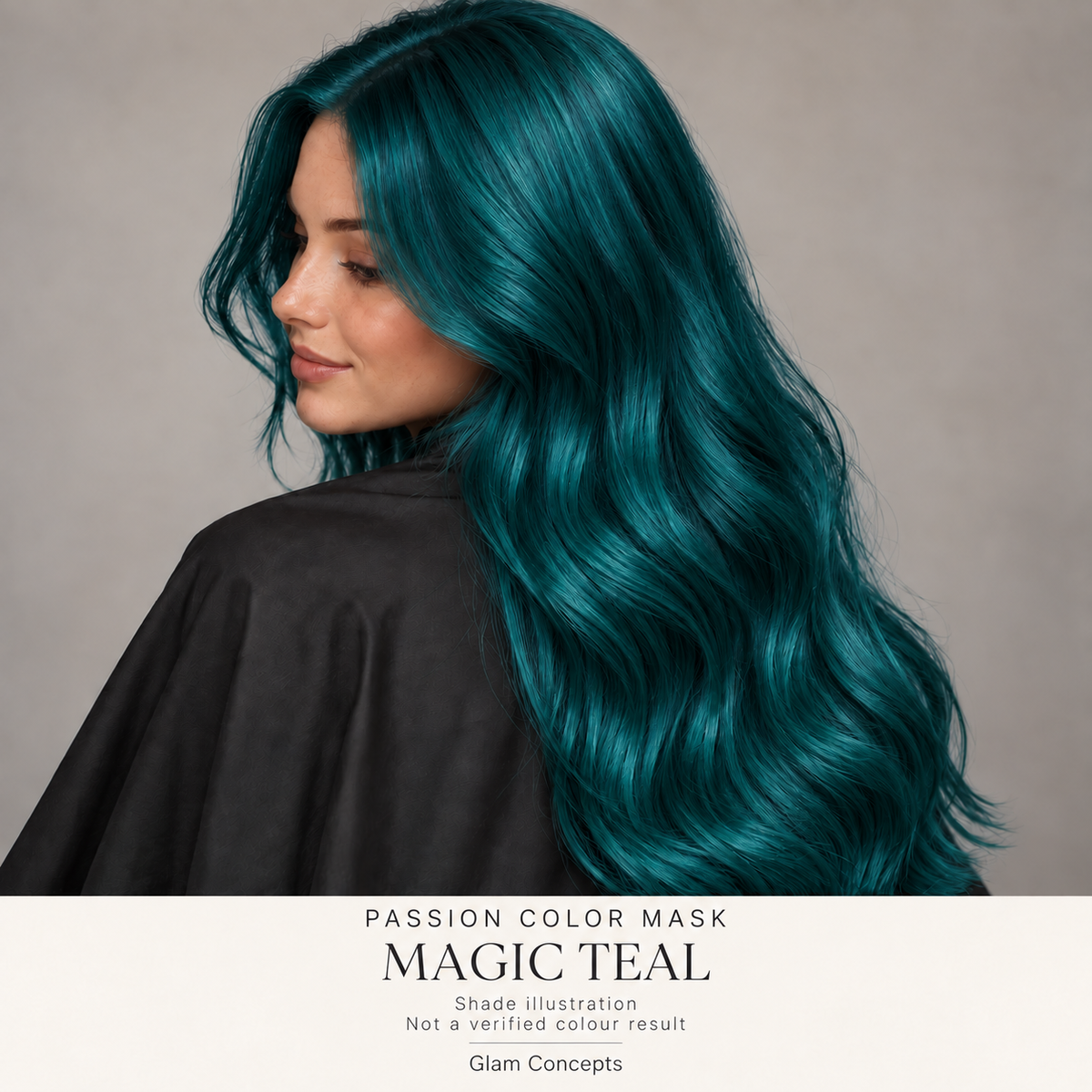 Passion Color Mask Magic Teal — shade illustration; not a verified colour result