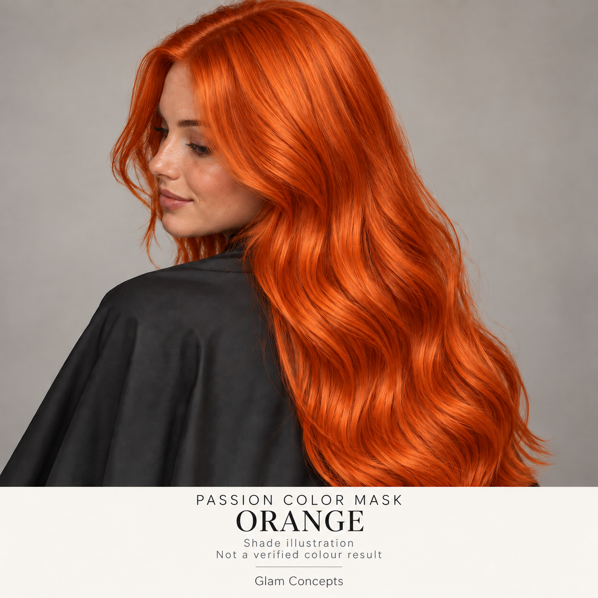 Passion Color Mask Orange — shade illustration; not a verified colour result