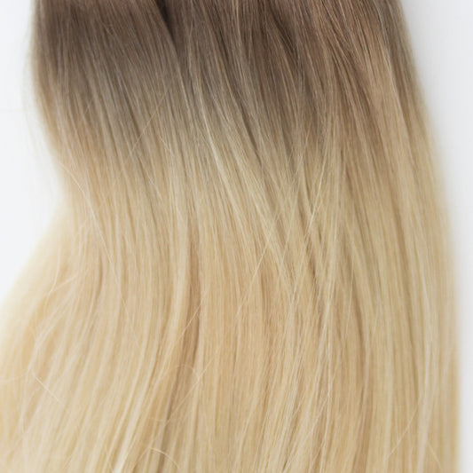 Tape-In 24" 55g Pro Blend Hair Extensions - #T1CC/80 Smokey Blonde (aka Cool Mochachino Brown/White Blonde)