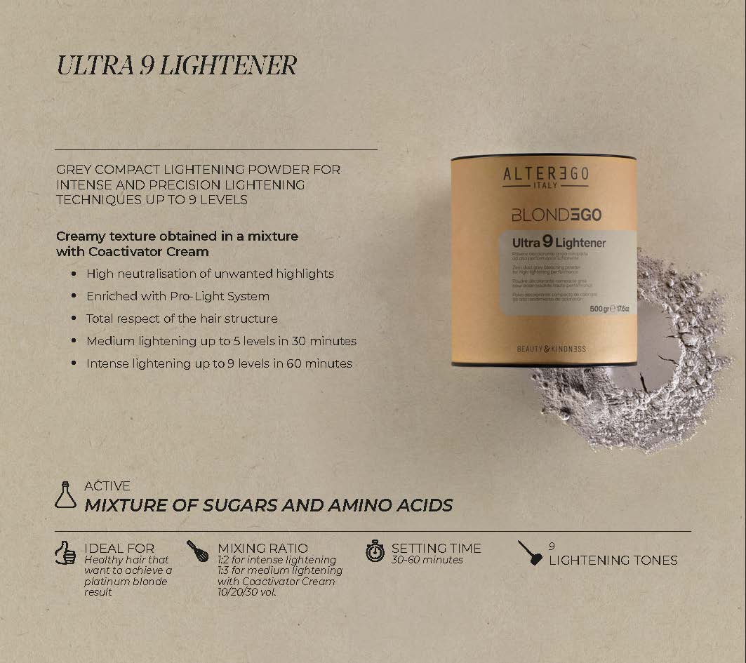 ALTER EGO ITALY - BlondEgo Series - Pure Light Cream (500g)