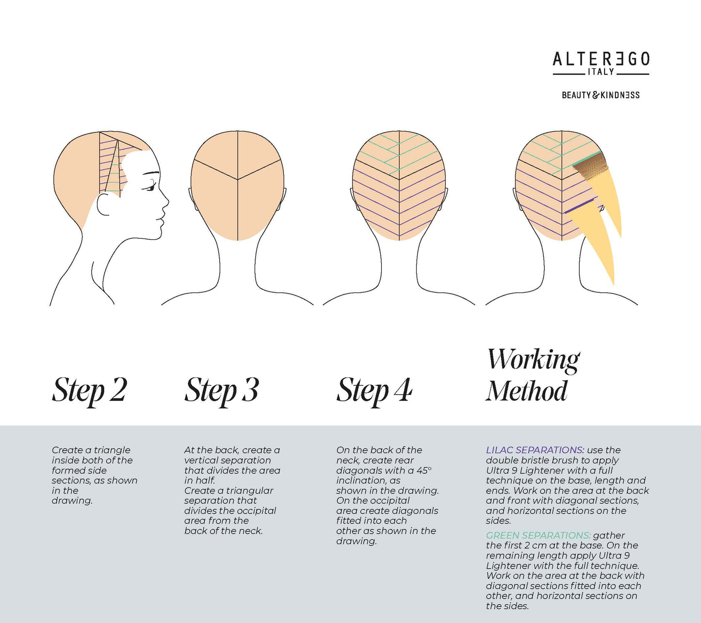 ALTER EGO ITALY - BlondEgo Series - Balayage Clay Lightener