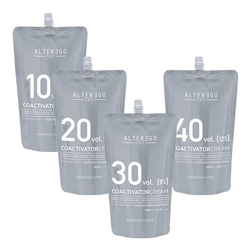 ALTER EGO ITALY  - Co-activator Cream Oxidizer (Developer) 1000ml (5vol, 10vol, 20vol, 30vol, 40vol)