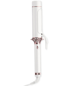 T3 BodyWaver 1.75 Professional Ceramic Styling Iron for Waves and Volume (White & Rose Gold)