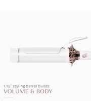 Load image into Gallery viewer, T3 BodyWaver 1.75 Professional Ceramic Styling Iron for Waves and Volume (White &amp; Rose Gold)