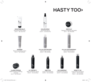 ALTER EGO ITALY- HASTY TOO STYLING SERIES (Select product from dropdown list)