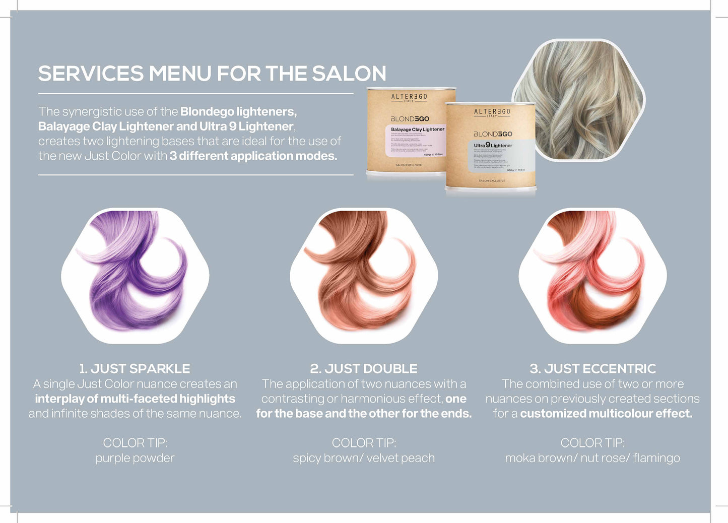 ALTER EGO ITALY- Just Color Series (14 Shades - Select from Menu)