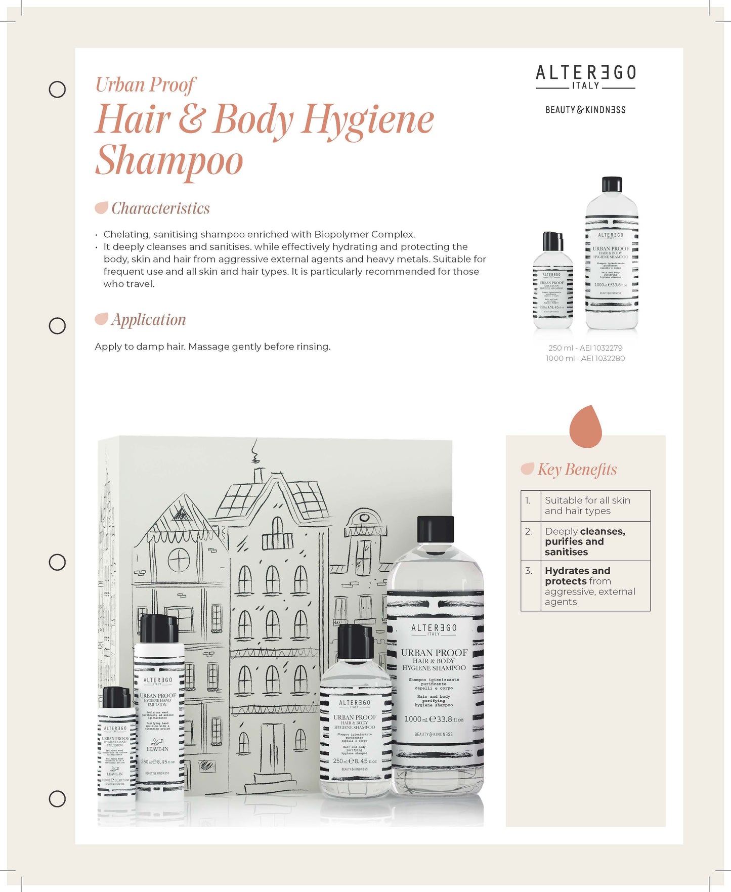 ALTER EGO ITALY  - Urban Proof Collection - Urban Proof Shampoo