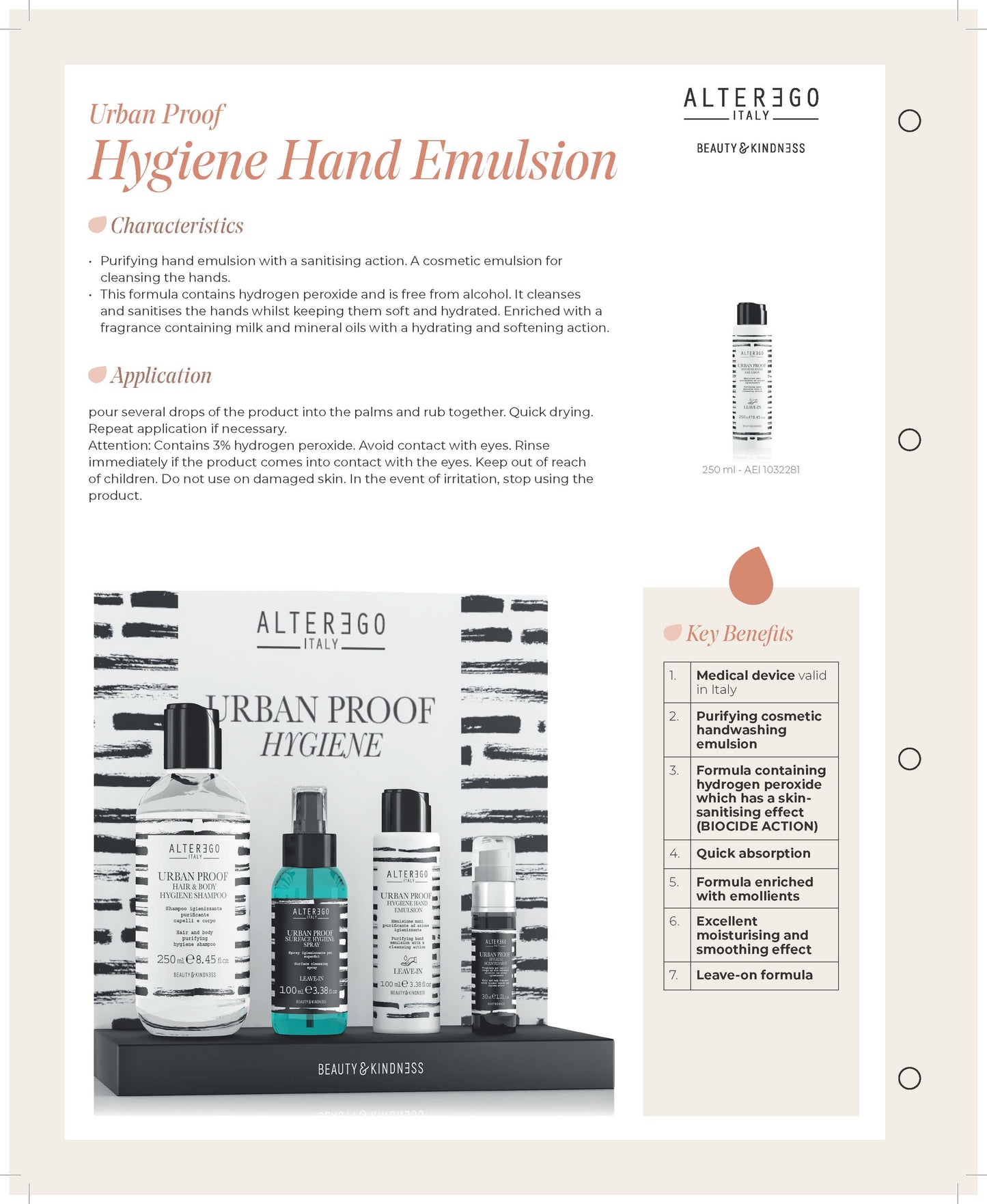 ALTER EGO ITALY  - Urban Proof Collection - Urban Proof Instant Dry Shampoo