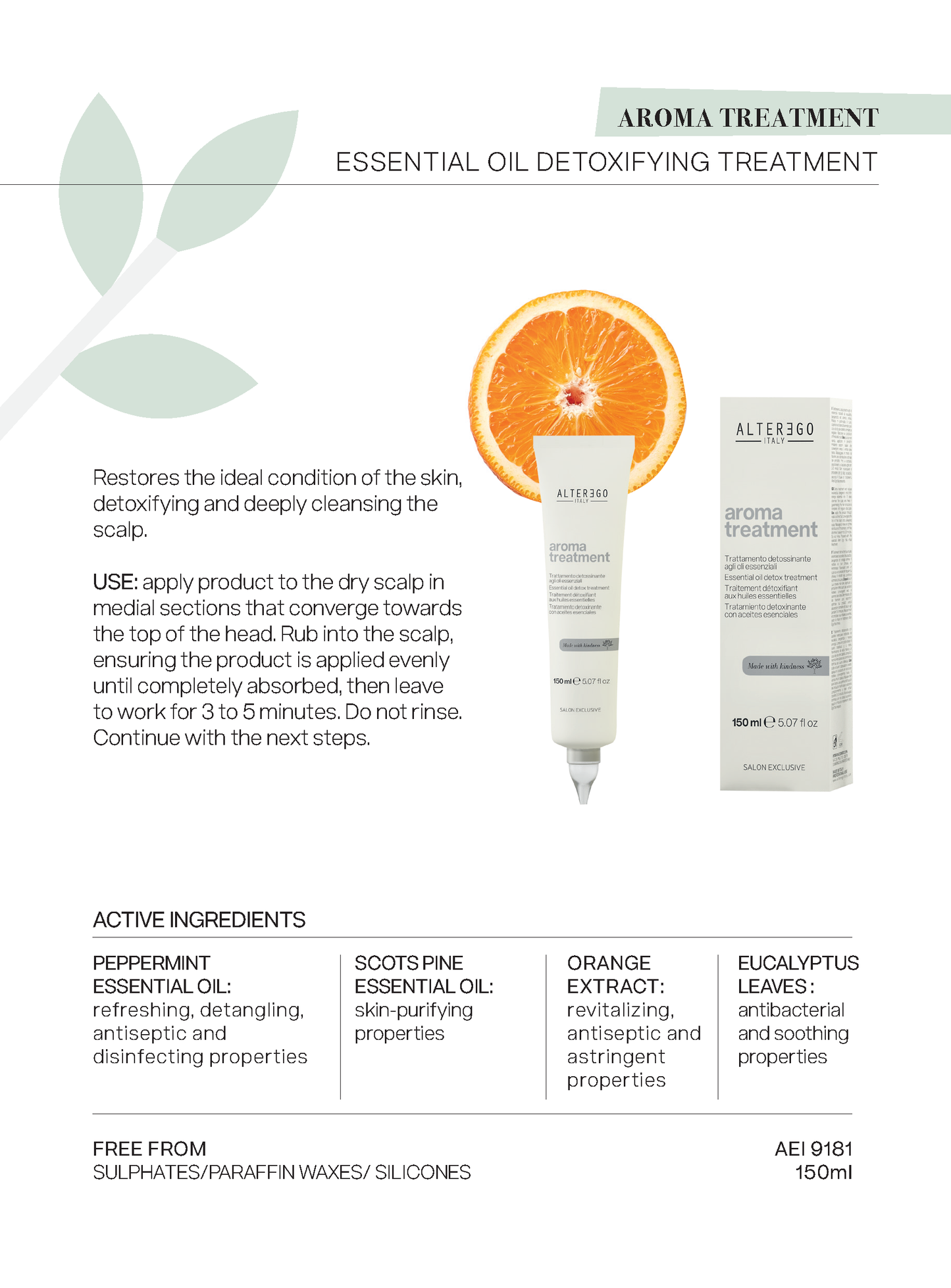 Alter Ego Italy — Master Care Collection - Scalp products and rituals