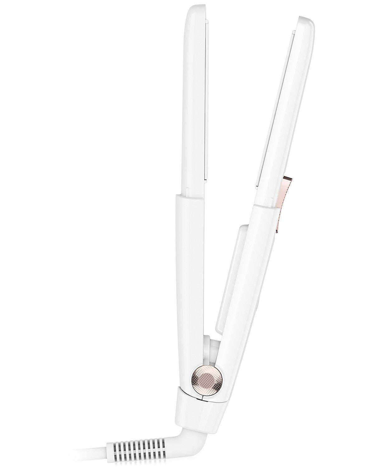 T3 SinglePass Compact Travel Styling Flat Iron with Cap White