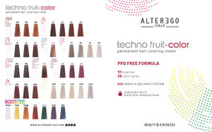 TECHNOFRUIT COLOR Permanent Hair Colour: 6/666 Dark Blonde Extra Intense Red