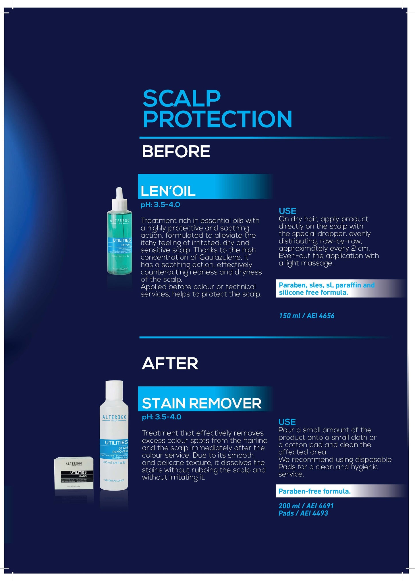 ALTER EGO ITALY  - UTILITIES SERIES - Len'Oil (150 ml)