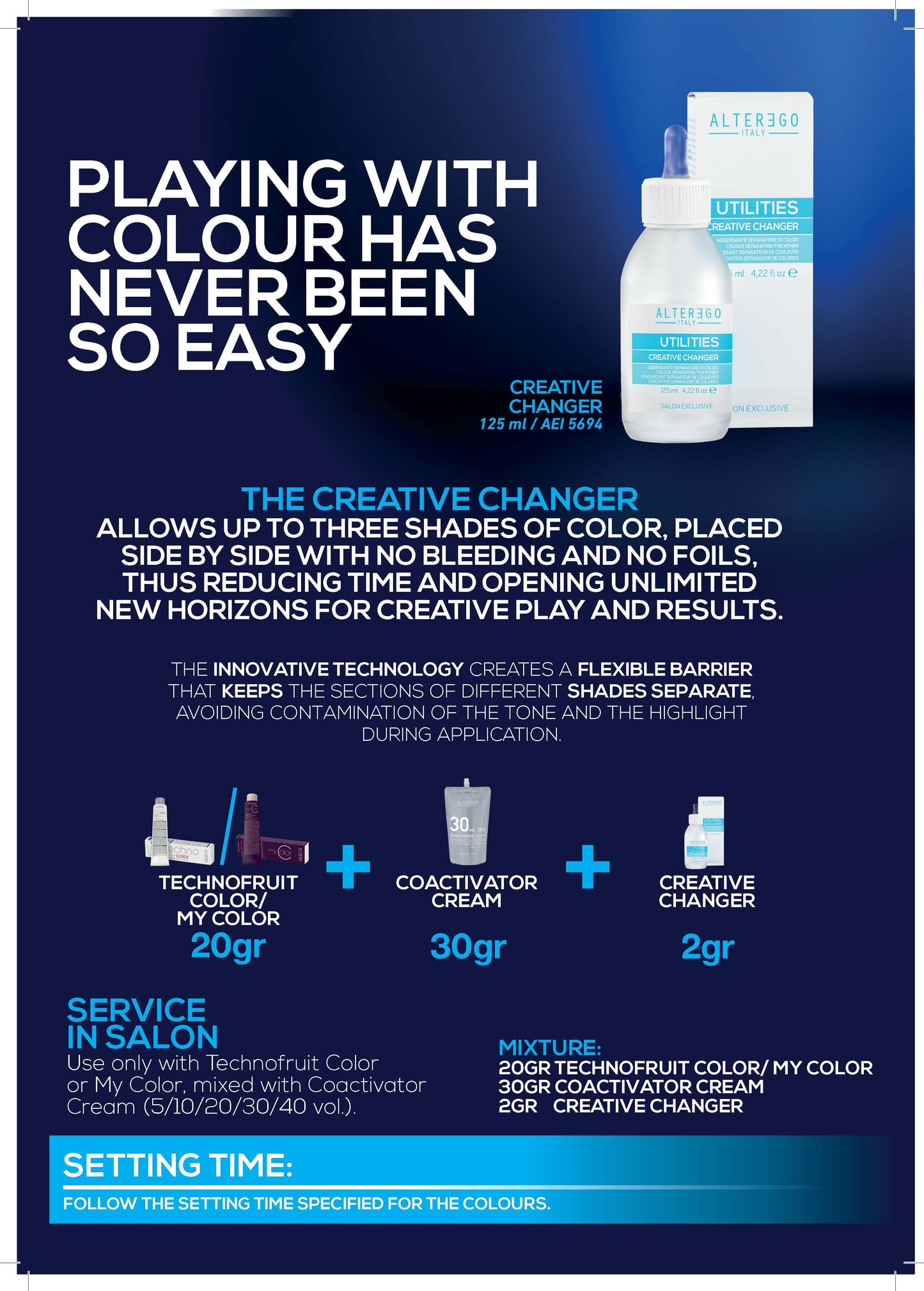 ALTER EGO ITALY  - UTILITIES SERIES - Technofruit Color Transformer