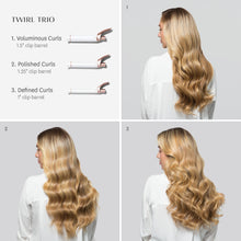 Load image into Gallery viewer, T3 Twirl Trio Interchangeable Clip Curling Iron Set
